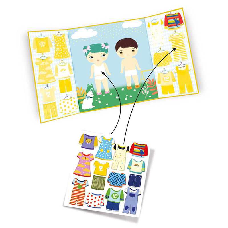 Reusable stickers - clothing, , medium image number null