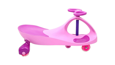 Οικολογικό αυτοκινητάκι swing car pink led lights, , medium