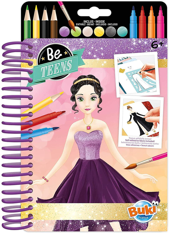 Buki france fashion sketchbook - evening dresses, , medium image number null