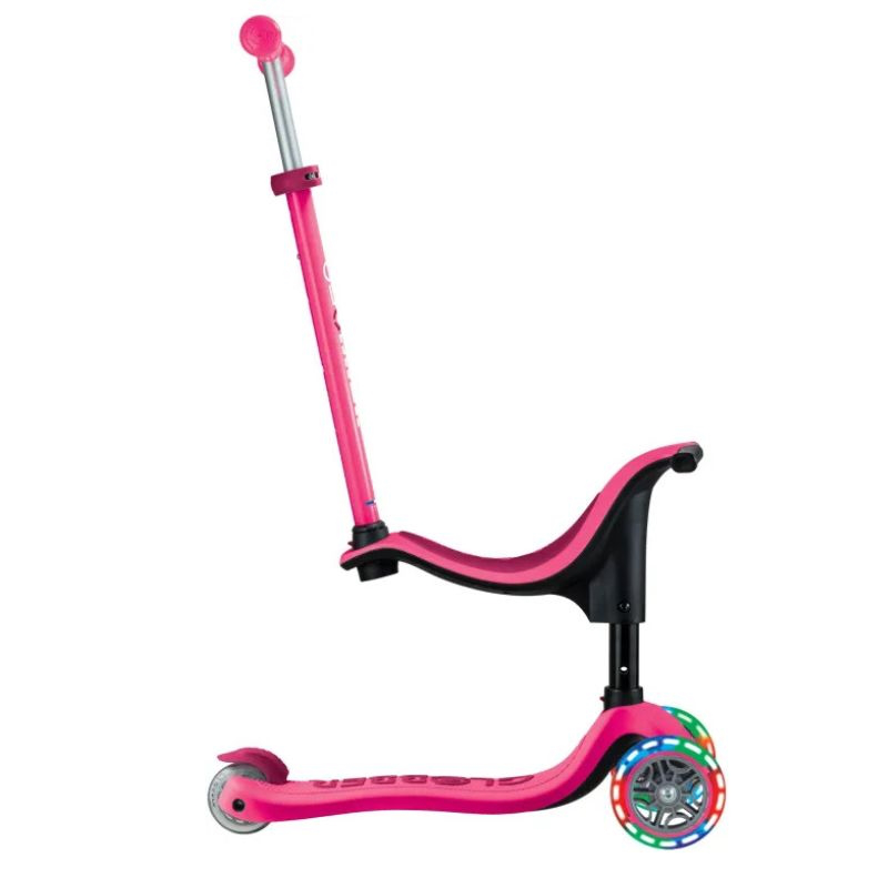 Globber scooter go up sporty lights dark pink 452-610-4, , medium-null