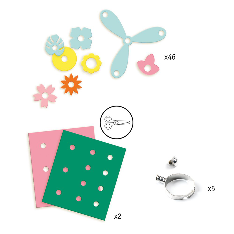 Artistic plastic - ring collection, , medium image number null