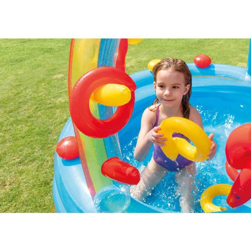 Play center rainbow ring image number null