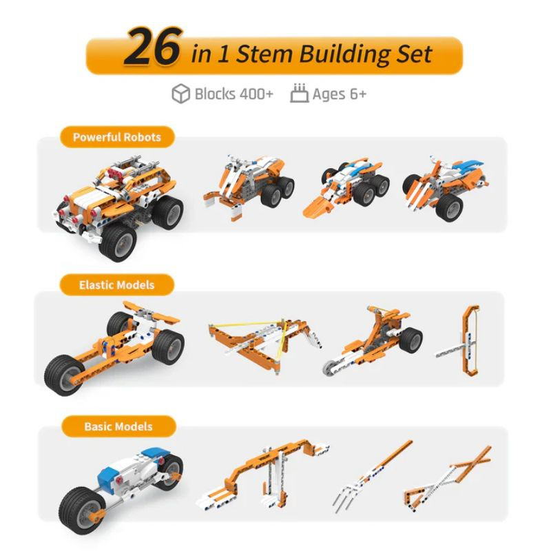 Superbot: 26-in-1 programmable stem robot kit, , medium-null
