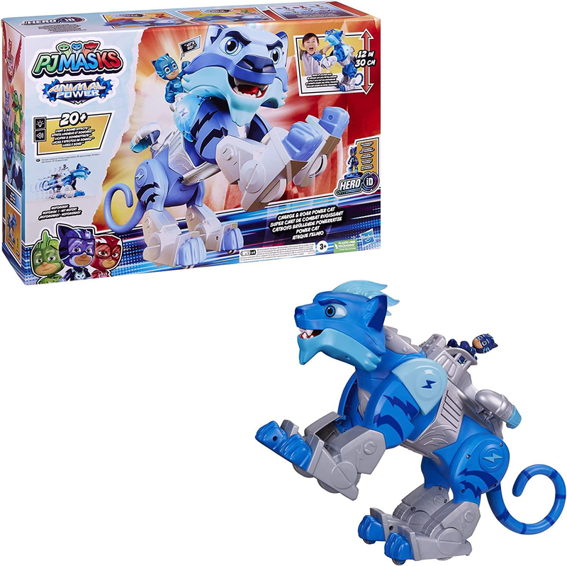 Product image: Pj masks animal power charge and roar power interactive cat, , medium-null