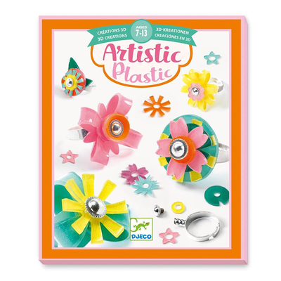 Artistic plastic - ring collection