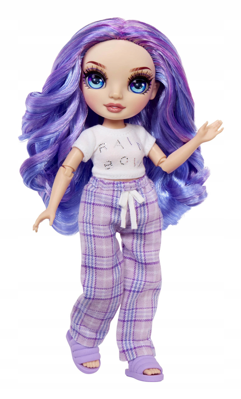 Rainbow high junior high pj party fashion doll - violet, , medium-null