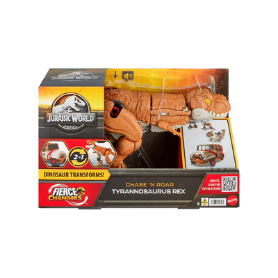 Jurassic world transforming toy, tyrannosaurus t rex dinosaur to truck, , medium