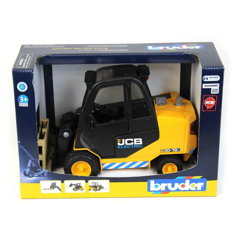 Bruder 02512 jcb teletruk with pallet 3y+, , medium-null