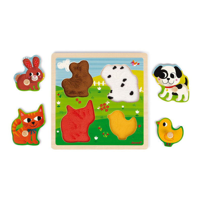 Tactile puzzle my first animals, , medium image number null