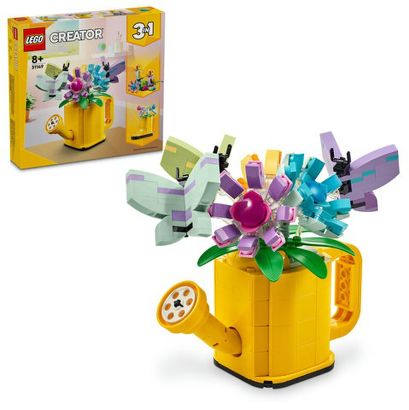 Lego creator flowers in watering can 8y+ (31149), , medium-null