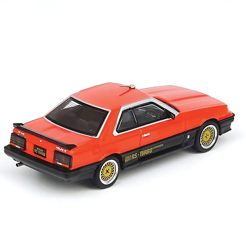 Product image: Inno models 1:64 nissan skyline 2000 turbo rs-x dr30, red/black with gold rims, , medium-null