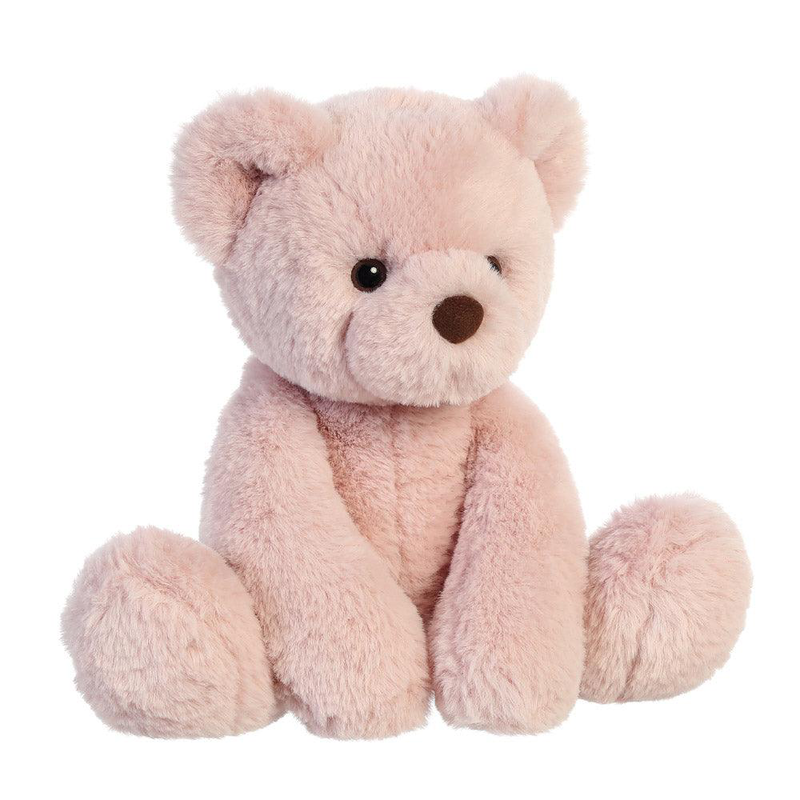 Aurora avery bear dusty pink 28cm soft toy, , medium-null