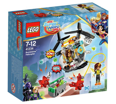 Lego 41234 super hero girls - bumblebee helicopter, , medium