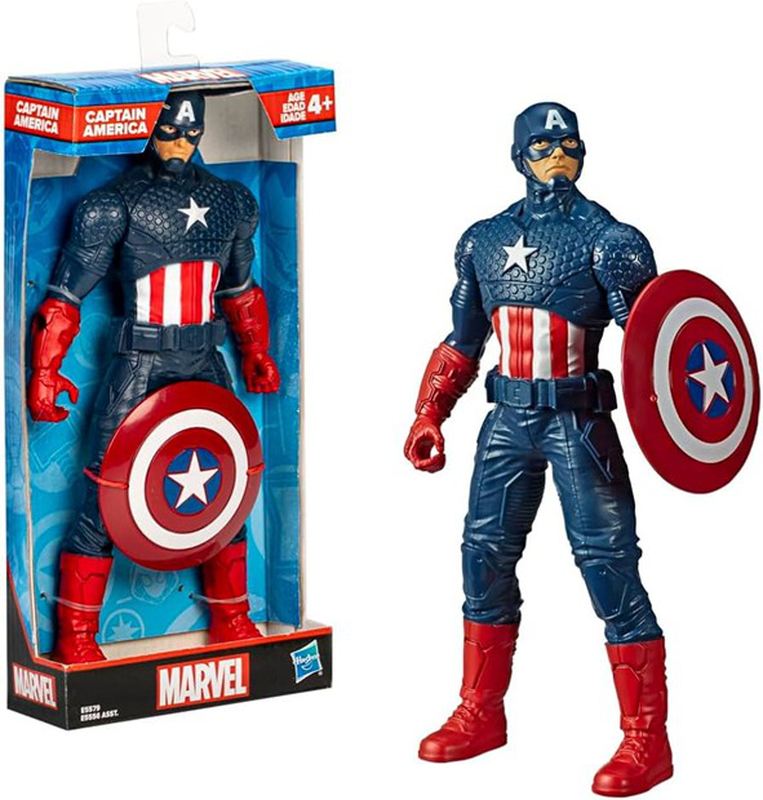 Marvel captain america action figure 25cm 4y+ e5579, , medium-null