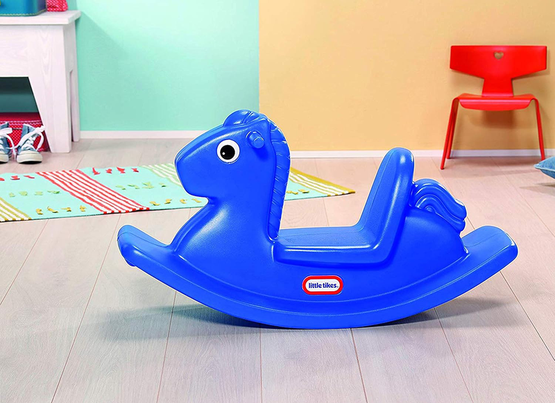 Little tikes rocking ride on horse blue 173950e3 12m+, , medium image number null