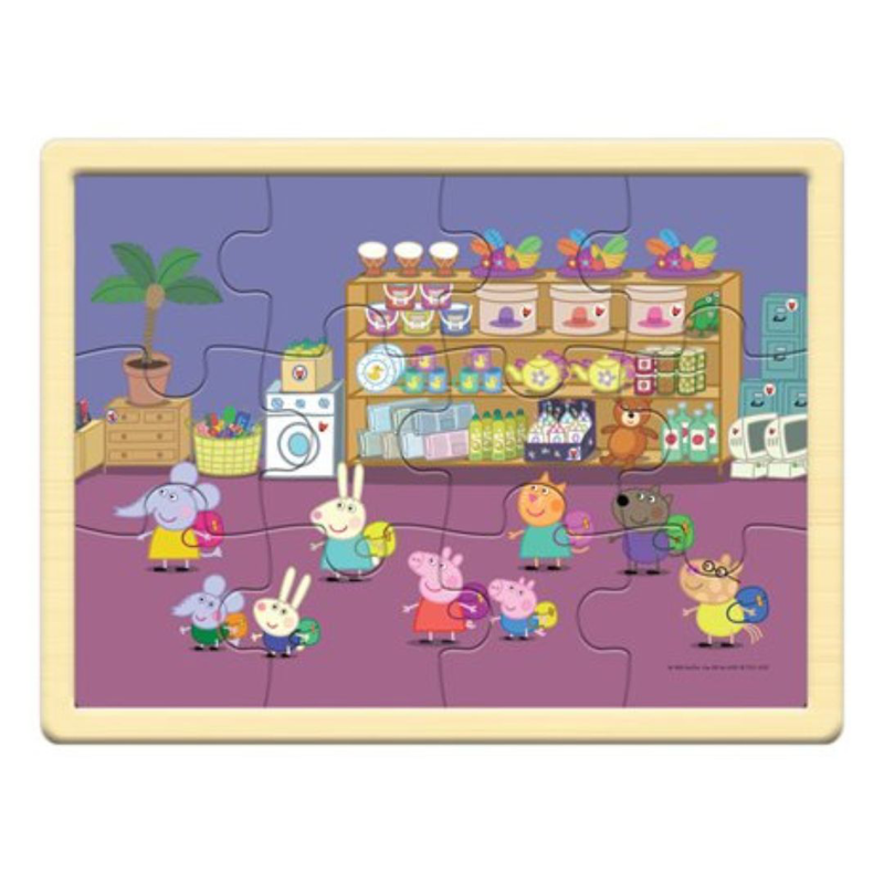 Product image: Peppa pig wooden puzzle pp025000, , medium-null