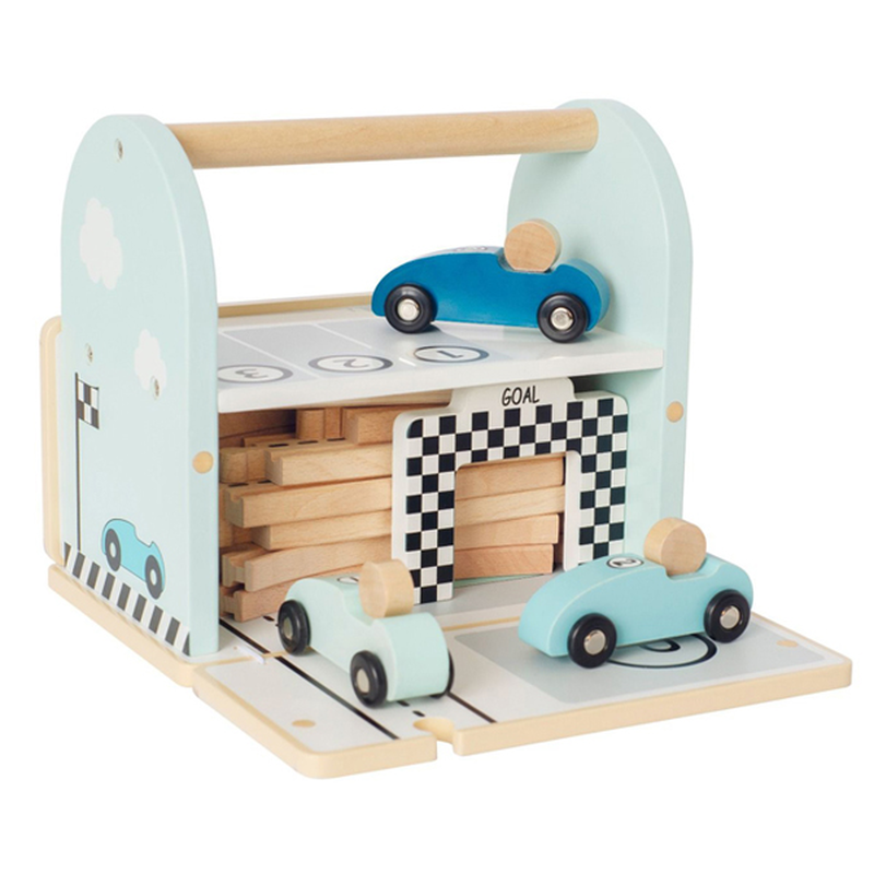 Product image: Jabadabado car racing ξύλινο παιδικό παιχνίδι αγώνες αυτοκινήτων, , medium-null