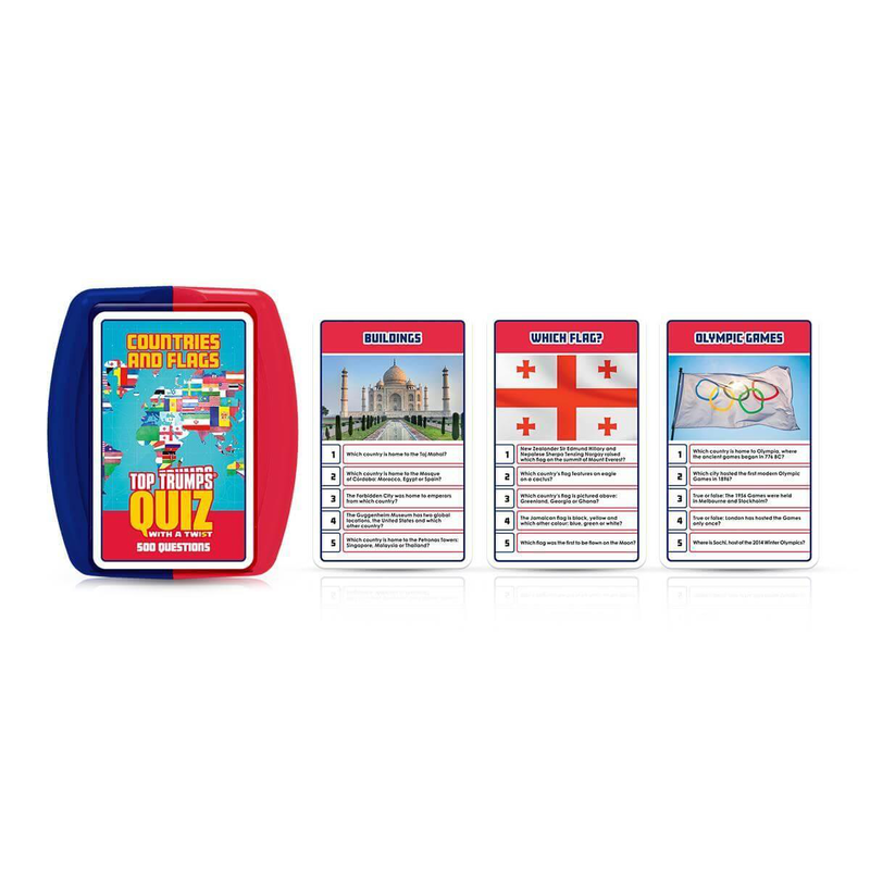 Countries & flags top trumps quiz card game, , medium image number null