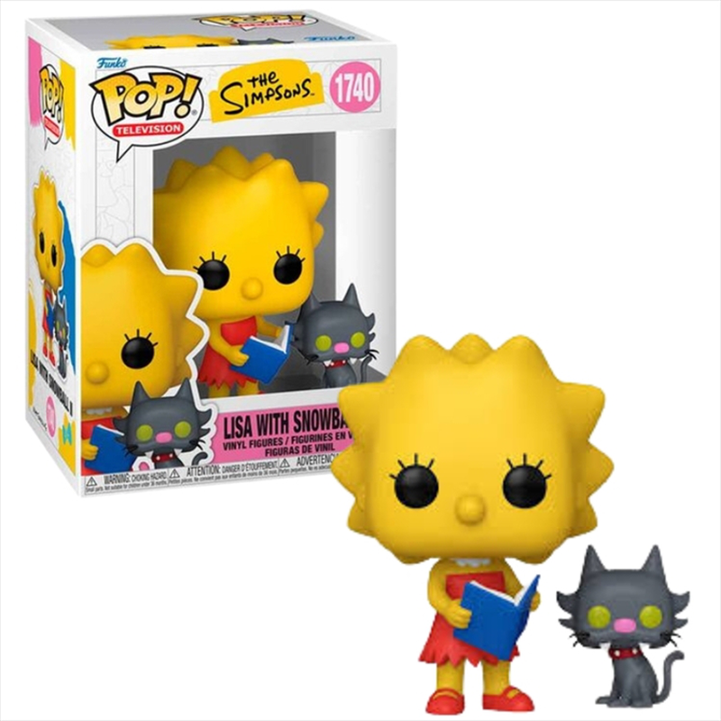 Funko pop! Television: the simpsons - lisa with snowball ii​ #1740 vinyl figure, , medium-null