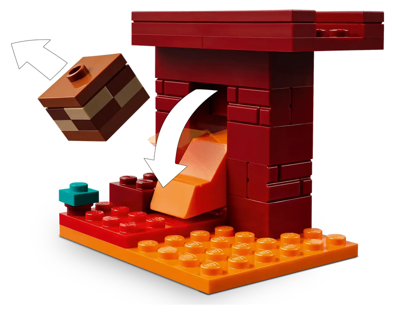 Lego minecraft 21266 the nether lava battle, , medium image number null