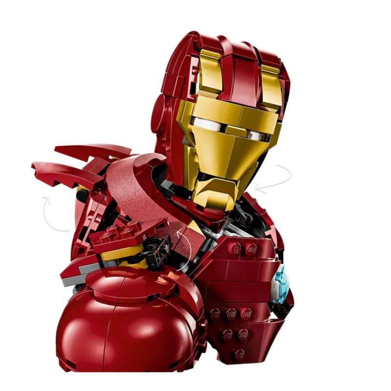 Lego marvel iron man mk4 bust 76327 &gamma;&iota;&alpha; &eta;&lambda;&iota;&kappa;ί&epsilon;&sigmaf; 16+ 436&tau;&mu;&chi;, , medium-null