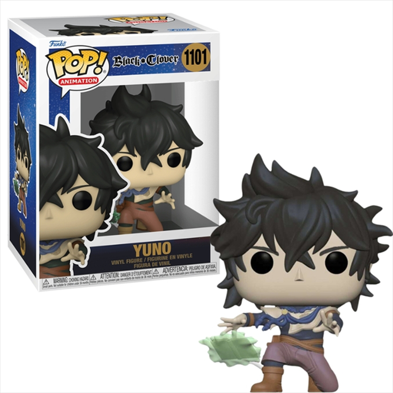 Funko pop! Animation: black clover - yuno #1101 vinyl figure, , medium-null
