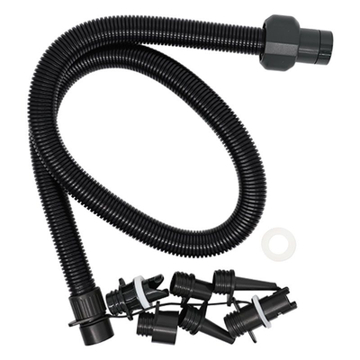 Electric Air pump inflatable tube, Black, medium