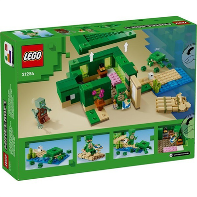 Lego minecraft 21254 the turtle beach house, , medium