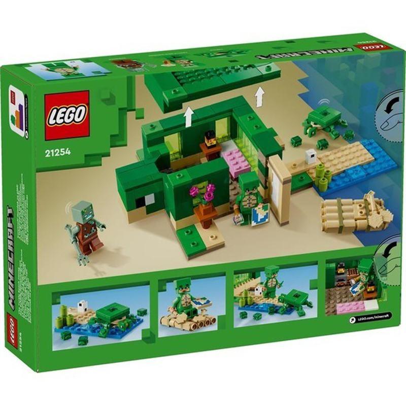 Product image: Lego minecraft 21254 the turtle beach house, , medium-null