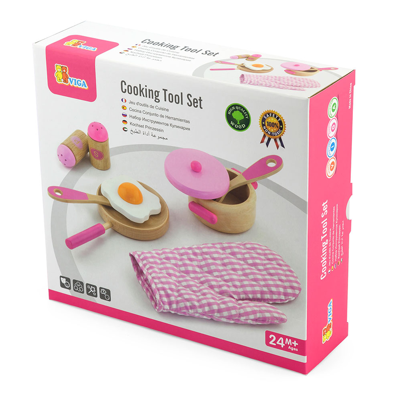 Viga cooking tool set - pink, , medium image number null