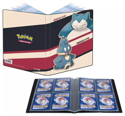 Pokemon snorlax and munchlax portfolio 4 pocket, , medium