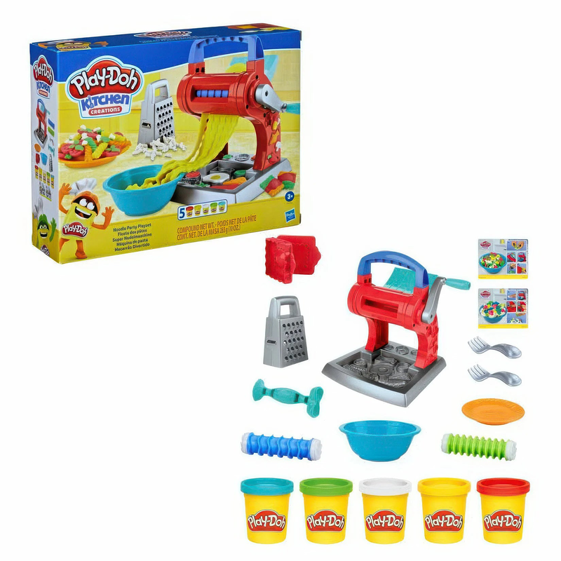 Play-doh kitchen creations noodle party playset, , medium-null