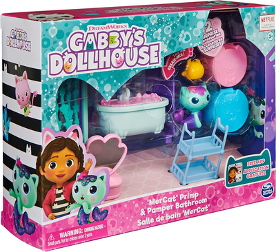Gabby's dollhouse mercat primp and pamper bathroom, , medium