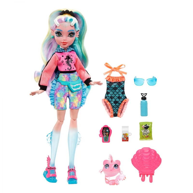 Monster high lagoona hhk55 4y+, , medium-null