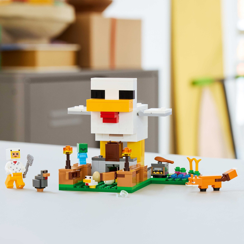 Lego minecraft chicken farm, , medium-null