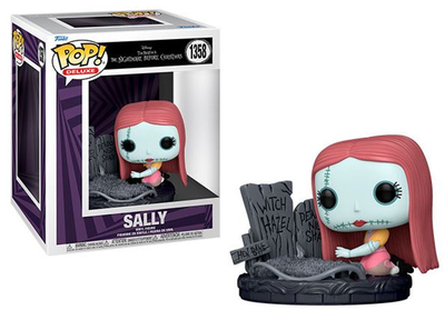 Pop funko! Disney deluxe: nightmare before christmas sally with gravestone figure, , medium