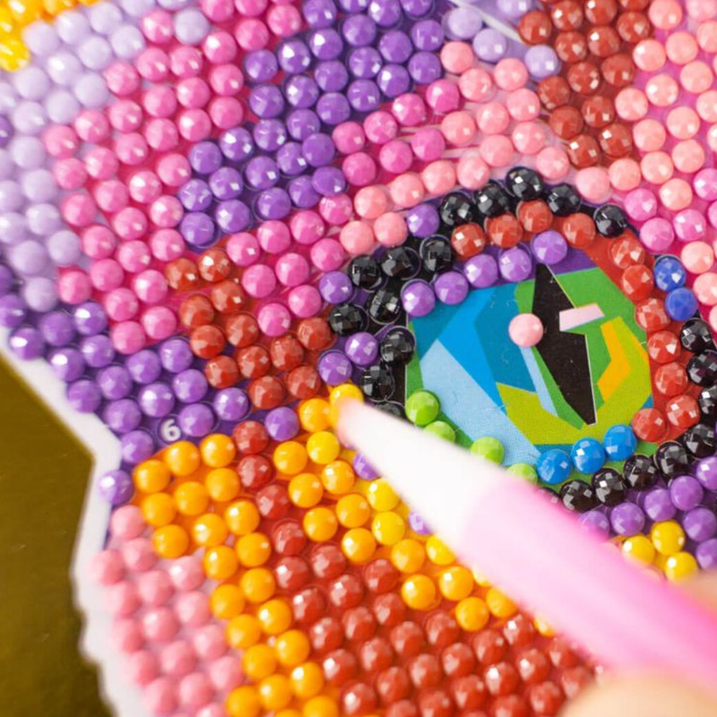 Nice diamantiny level up pop γάτα μωσαϊκό με 3d πολύχρωμους κρυστάλλους σε καθρεφτέ φόντο 96005, 8+ ετών, , medium-null