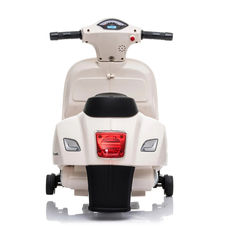 Mini vespa kids electric 6v battery powered motorbike ride-on - white image number null