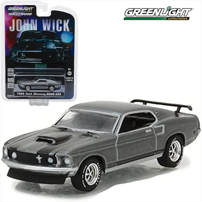 Product image: Greenlight 1/64 1969 ford mustang boss 429 *john wick 2014* hollywood series 18, , medium-null