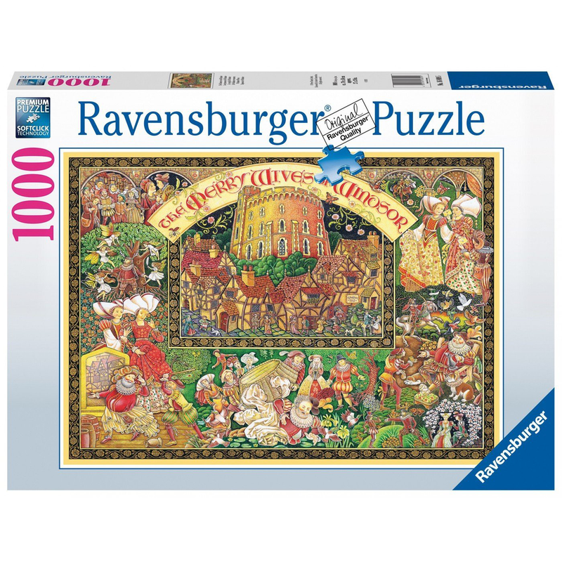 Product image: Ravensburger παζλ 1000 τεμ. Οι eύθυμες kυράδες του ουίνζορ 16809, , medium-null