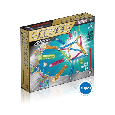 Geomag glitter 30 magnetic pieces set, , medium