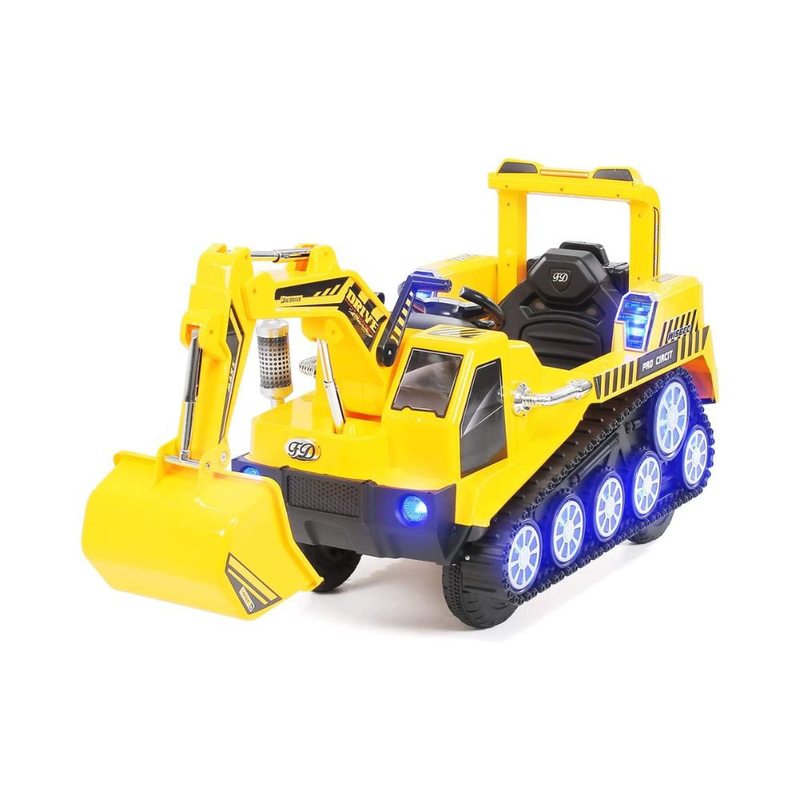 Product image: Fd2811 ηλεκτροκίνητο παιδικό φορτηγό με φτυάρι, φωτάκια, μουσική και κόρνα 6v, 4.5ah, 140x54x70cm, , medium-null