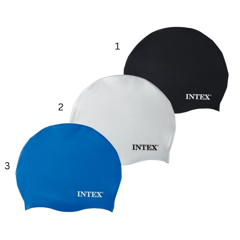 Intex silicone swim cap pool swimming hat 55991, , medium-null