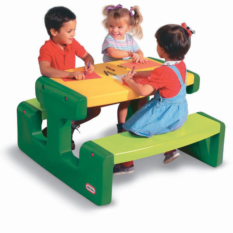 Product image: Little tikes large picnic table evergreen 466a00060, , medium-null
