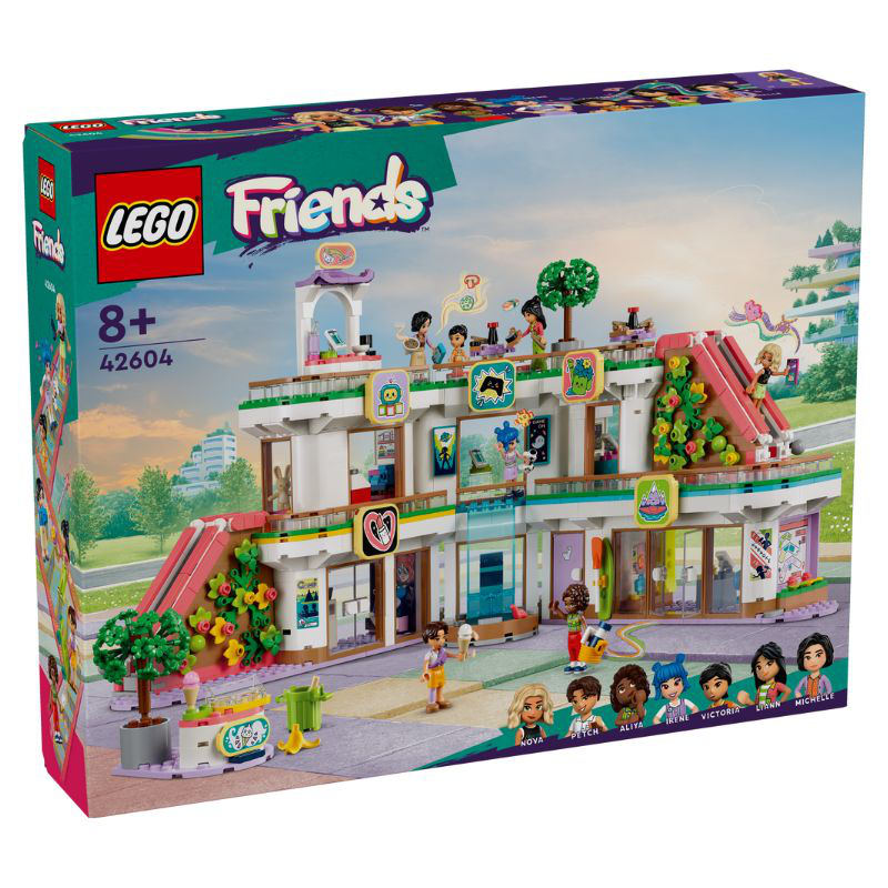 Lego friends heartlake city shopping mall 42604 for ages 8+ 1237pcs, , medium-null