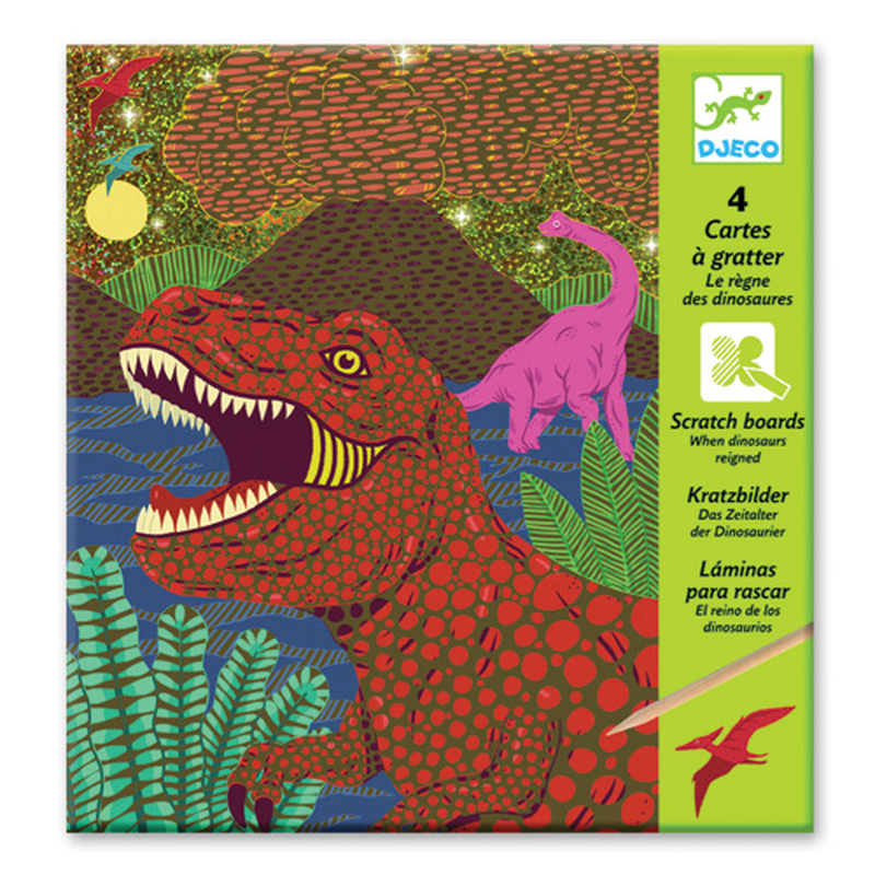 Design small gift - scratch cards when dinosaurs reigned, , medium image number null