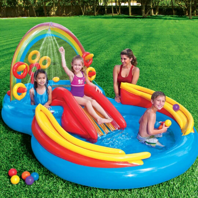 Intex rainbow ring play center 57453, , medium-null