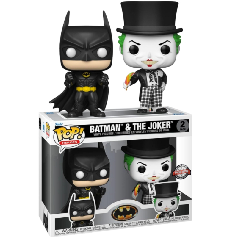 Funko pop! dc heroes - batman and the joker 1989 2-pack figures exclusive, , medium image number null