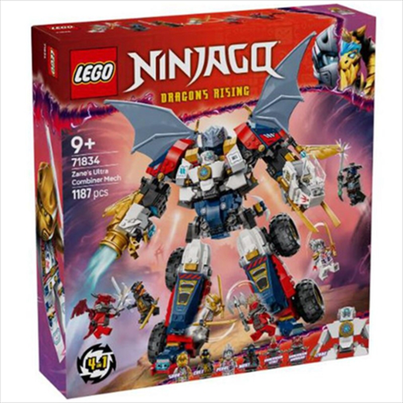 Lego 71834 ninjago - zanes ultra combiner mech, , medium-null