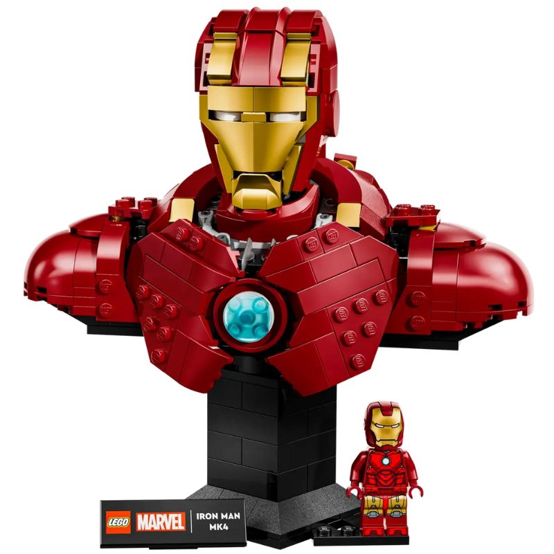 Lego marvel iron man mk4 bust 76327 &gamma;&iota;&alpha; &eta;&lambda;&iota;&kappa;ί&epsilon;&sigmaf; 16+ 436&tau;&mu;&chi;, , medium-null